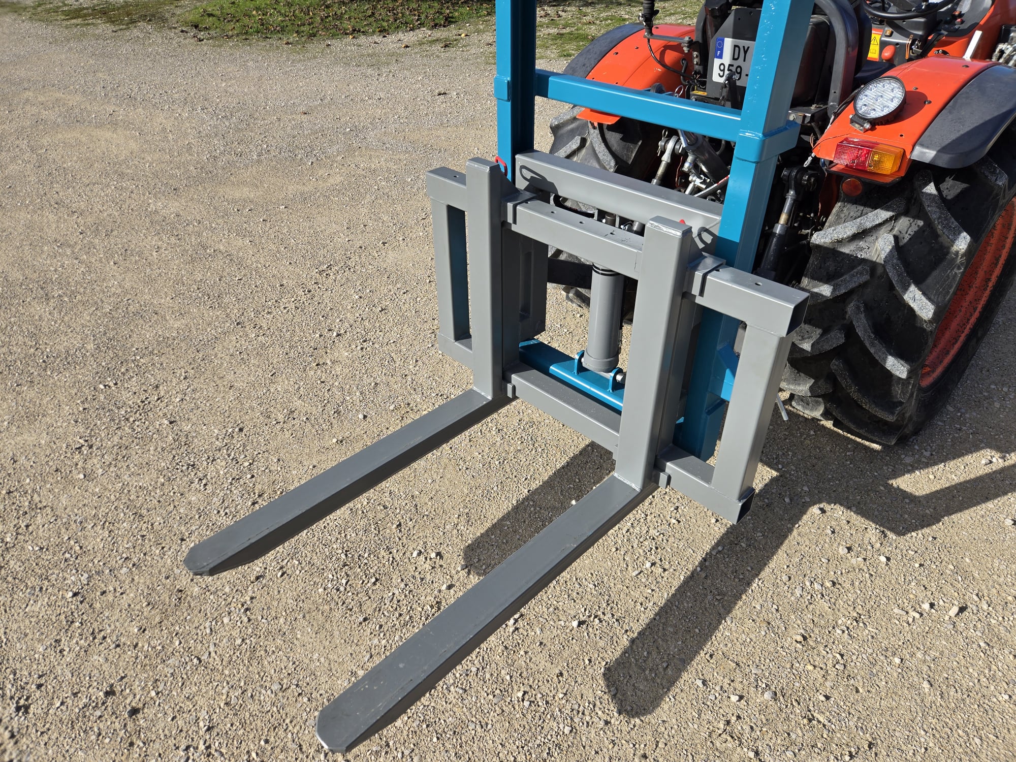 lève palette attelage tracteur