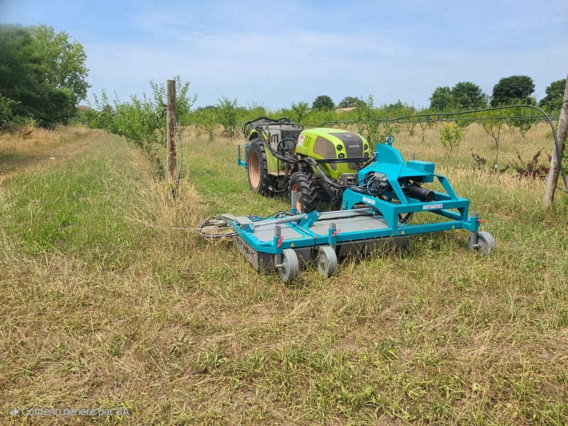 Faucheuse intégrale inter-ceps